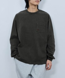 【NAVY / ネイビー】 リラックスヘビーウェイトロングTシャツ