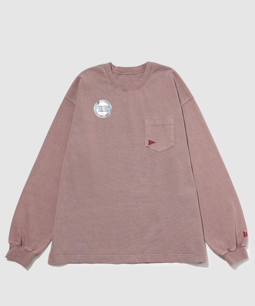 NAVY(ネイビー)の「【NAVY / ネイビー】 リラックスヘビーウェイトロングTシャツ(Tシャツ/カットソー・メンズ・ライトパープル/スミクロ/ブラウン/グレー・M/XL/L)」の8枚目の写真