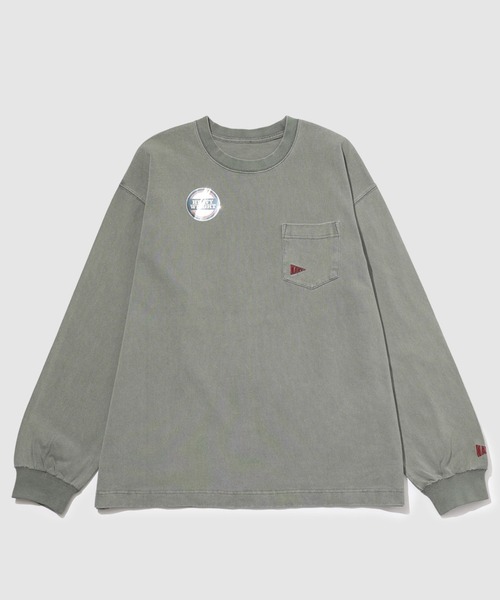 NAVY(ネイビー)の「【NAVY / ネイビー】 リラックスヘビーウェイトロングTシャツ(Tシャツ/カットソー・メンズ・ライトパープル/スミクロ/ブラウン/グレー・M/XL/L)」の6枚目の写真