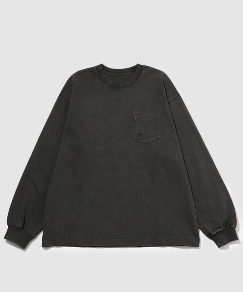 NAVY(ネイビー)の「【NAVY / ネイビー】 リラックスヘビーウェイトロングTシャツ(Tシャツ/カットソー・メンズ・ライトパープル/スミクロ/ブラウン/グレー・M/XL/L)」の9枚目の写真