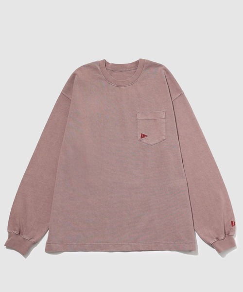 NAVY(ネイビー)の「【NAVY / ネイビー】 リラックスヘビーウェイトロングTシャツ(Tシャツ/カットソー・メンズ・ライトパープル/スミクロ/ブラウン/グレー・M/XL/L)」の12枚目の写真
