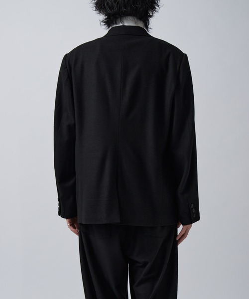 Lui's（ルイス）の「ウォームセミシングルジャケット（テーラードジャケット・メンズ・ブラック/ネイビー・M/S）」の6枚目の写真