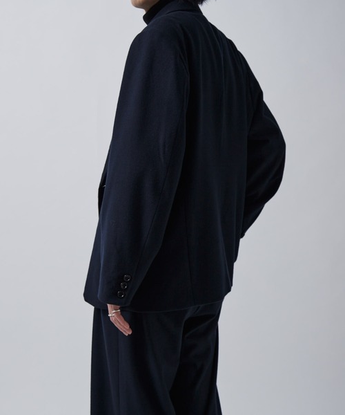 Lui's（ルイス）の「ウォームセミシングルジャケット（テーラードジャケット・メンズ・ブラック/ネイビー・M/S）」の20枚目の写真