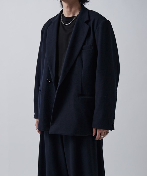 Lui's（ルイス）の「ウォームセミシングルジャケット（テーラードジャケット・メンズ・ブラック/ネイビー・M/S）」の18枚目の写真