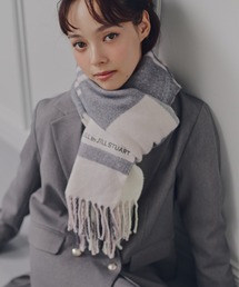 JILL by JILL STUART(ジルバイジルスチュアート)の◇エンブロイダリーロゴチェックストール(ストール/ショール)