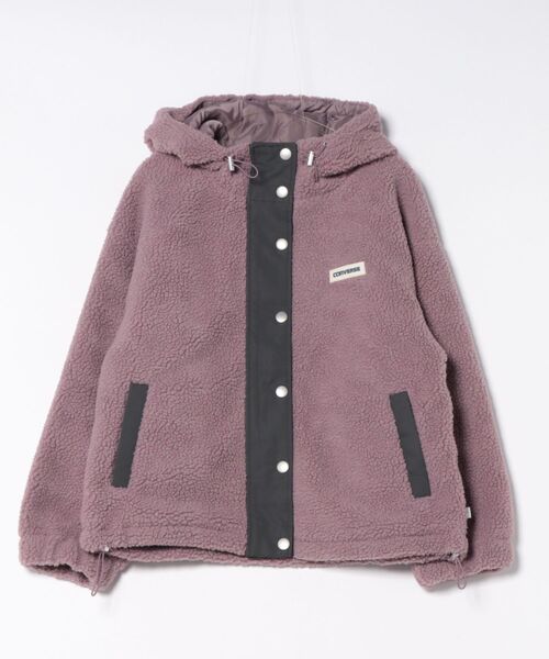 CONVERSE/コンバース】ボア 切り替え フードジャケット（ブルゾン