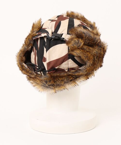 SPINNS(スピンズ)の「2WAYカモフラージュ柄フライトキャップ/防寒/耳当て付き/アビエーター帽/ユニセックス(キャップ・メンズ・カモフラージュ/その他・ONESIZE)」の3枚目の写真