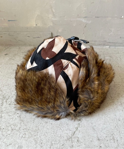 SPINNS(スピンズ)の「2WAYカモフラージュ柄フライトキャップ/防寒/耳当て付き/アビエーター帽/ユニセックス(キャップ・メンズ・カモフラージュ/その他・ONESIZE)」の2枚目の写真