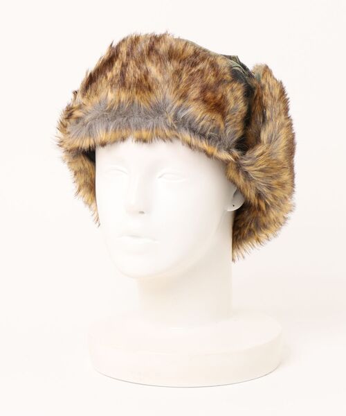 SPINNS(スピンズ)の「2WAYカモフラージュ柄フライトキャップ/防寒/耳当て付き/アビエーター帽/ユニセックス(キャップ・メンズ・カモフラージュ/その他・ONESIZE)」の12枚目の写真