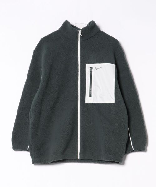 NIKE(ナイキ)の「《NIKEアパレル》AS W NSW SHERPA LOGO FULL ZIP(その他アウター・レディース・ホワイト系/ブラック/グリーン系その他・L/S/XL/M)」の1枚目の写真