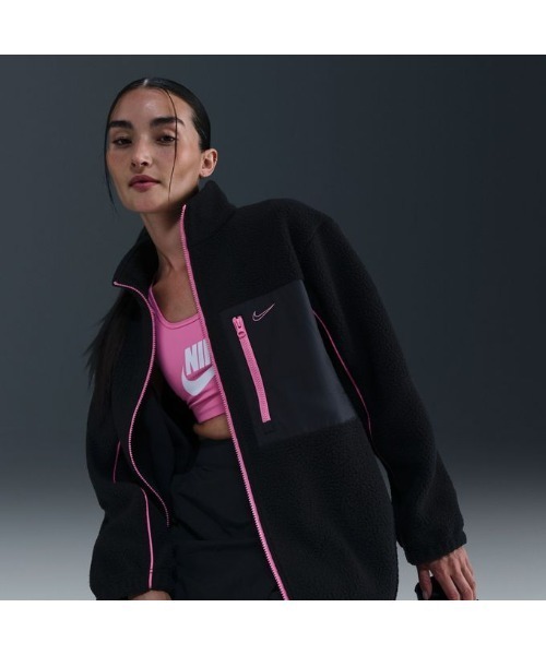 NIKE(ナイキ)の「《NIKEアパレル》AS W NSW SHERPA LOGO FULL ZIP(その他アウター・レディース・ホワイト系/ブラック/グリーン系その他・L/S/XL/M)」の10枚目の写真