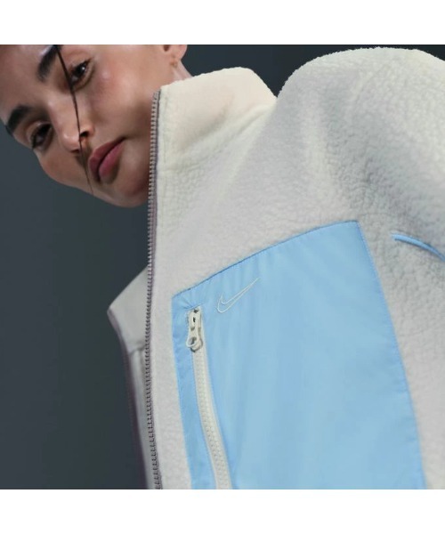 NIKE(ナイキ)の「《NIKEアパレル》AS W NSW SHERPA LOGO FULL ZIP(その他アウター・レディース・ホワイト系/ブラック/グリーン系その他・L/S/XL/M)」の8枚目の写真