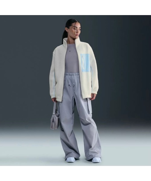 NIKE(ナイキ)の「《NIKEアパレル》AS W NSW SHERPA LOGO FULL ZIP(その他アウター・レディース・ホワイト系/ブラック/グリーン系その他・L/S/XL/M)」の6枚目の写真
