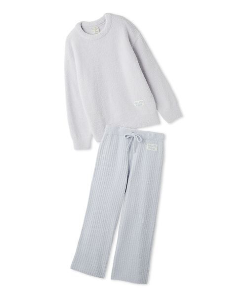 カラフルパウダープルオーバー＆ベビモコリブロングパンツセット