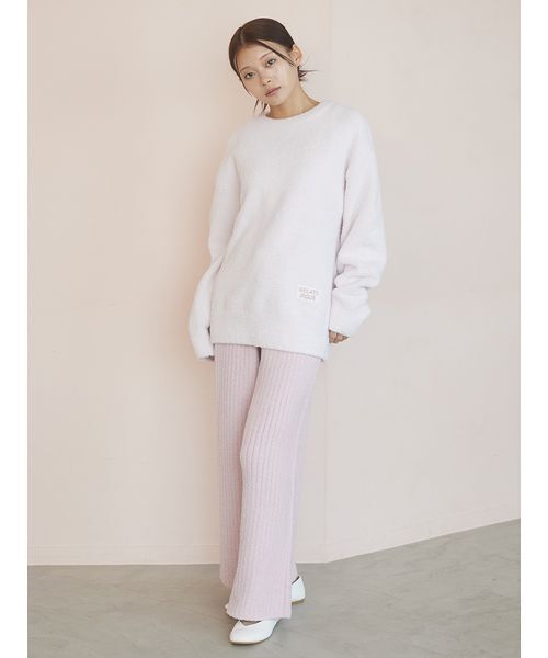 カラフルパウダープルオーバー＆ベビモコリブロングパンツセット