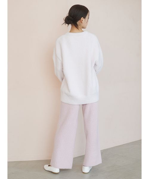 カラフルパウダープルオーバー＆ベビモコリブロングパンツセット