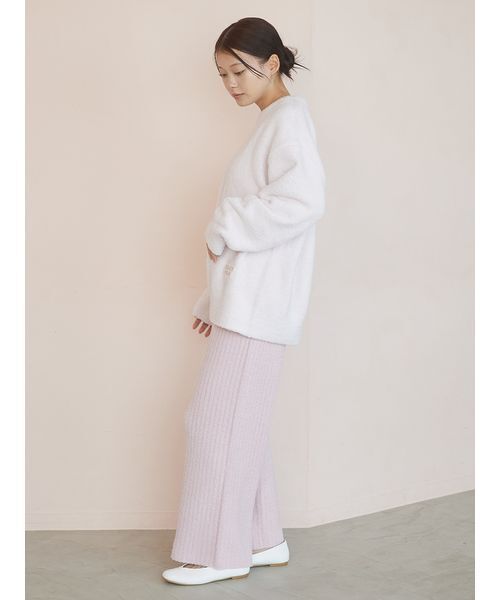 カラフルパウダープルオーバー＆ベビモコリブロングパンツセット