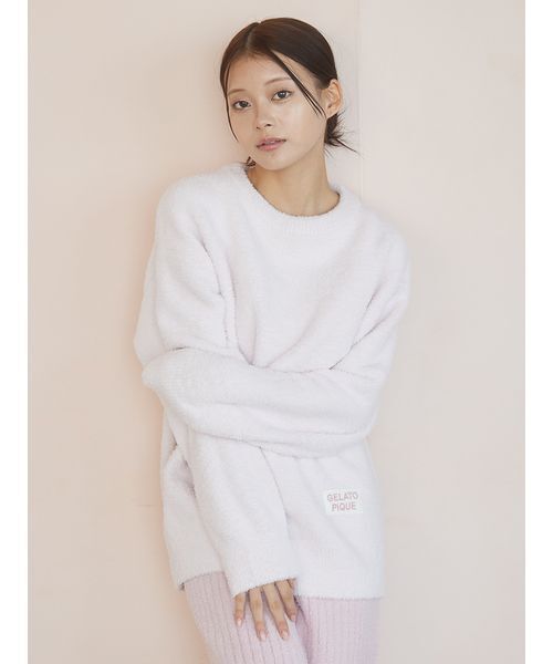 カラフルパウダープルオーバー＆ベビモコリブロングパンツセット