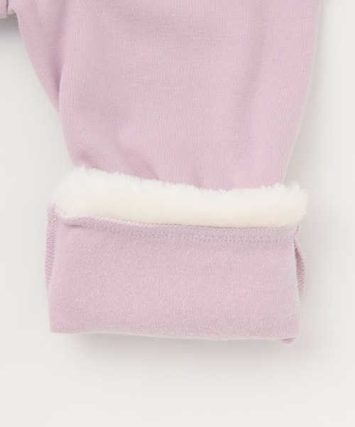 KP（ケーピー）の「mimiちゃん スムース裏起毛 スパッツ（レギンス/スパッツ・キッズ・ブラック/ラベンダー/アイボリー・110cm/80ｃｍ/90cm/100cm）」の7枚目の写真