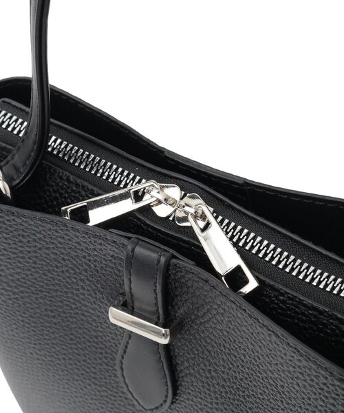 Green　Parks（グリーンパークス）の「andmikka.三層ミニショルダーバック（ショルダーバッグ・レディース・モカ/ブラック・FREE）」の15枚目の写真