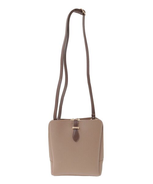 Green　Parks（グリーンパークス）の「andmikka.三層ミニショルダーバック（ショルダーバッグ・レディース・モカ/ブラック・FREE）」の18枚目の写真