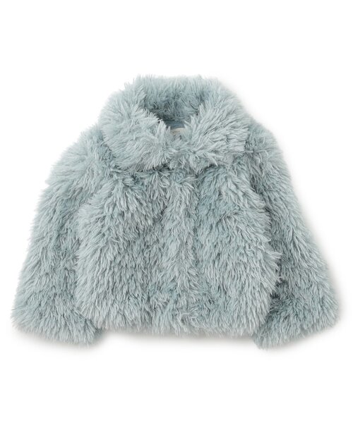 Seraph（セラフ）の「【ジュニア対応】フェザー風ブルゾン（ブルゾン・キッズ・サックスブルー/アイボリー/ブラウン・90/100/110/120/130/140）」の8枚目の写真