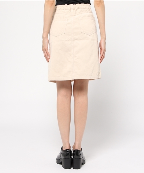 Kastane（カスタネ）の「コーデュロイ台形SK（スカート・レディース・インディゴブルー/カーキ/アイボリー・1/2）」の6枚目の写真