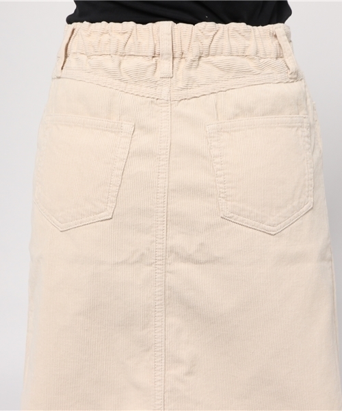 Kastane（カスタネ）の「コーデュロイ台形SK（スカート・レディース・インディゴブルー/カーキ/アイボリー・1/2）」の8枚目の写真