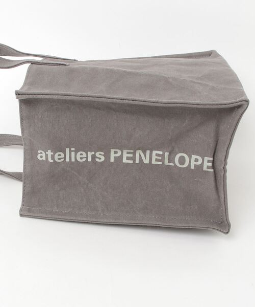 ateliers PENELOPE(アトリエペネロープ)の「【KS】【ateliers PENELOPE / アトリエ ペネロープ】キャンバス トートバッグ #9 Mart(S)(トートバッグ・メンズ・ダークグレー/ライトグレー・FREE)」の3枚目の写真
