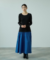 VICKY | ドッキングライク軽量ニットワンピース≪手洗い可能≫(ワンピース)