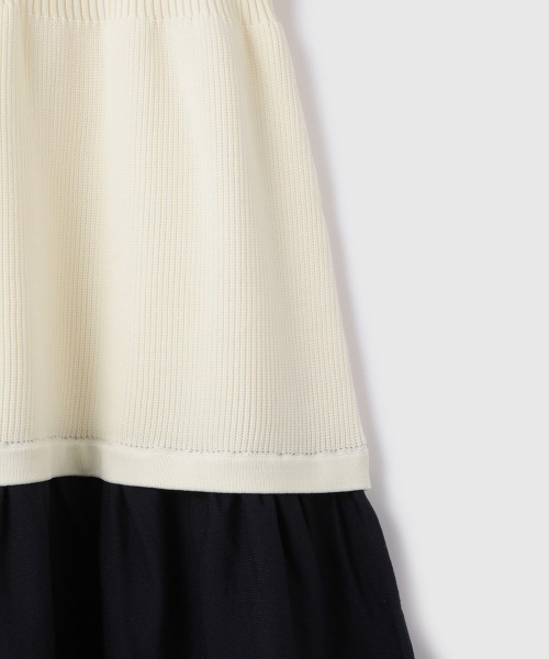 VICKY(ビッキー)の「ドッキングライク軽量ニットワンピース≪手洗い可能≫(ワンピース・レディース・アイボリー/ブラック・M)」の13枚目の写真