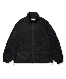 1993STUDIO（1993スタジオ）の「2WAYダブルステッチウィンドブレーカー_ブラック（ナイロンジャケット）」