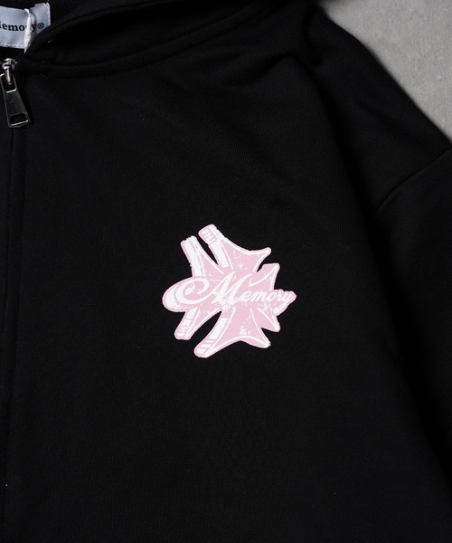 #MEMORY(メモリー)の「【MEMORY】ヘビーウェイト アイアンクロス ダブルZIPパーカー / Iron Cross Double-Zip Hoodie(パーカー・メンズ・ブラック/グレー・M/L/XL)」の8枚目の写真