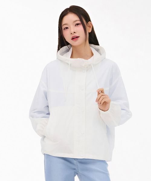 女性 軽量 フードジャケット - ホワイト（その他アウター）｜CHASECULT
