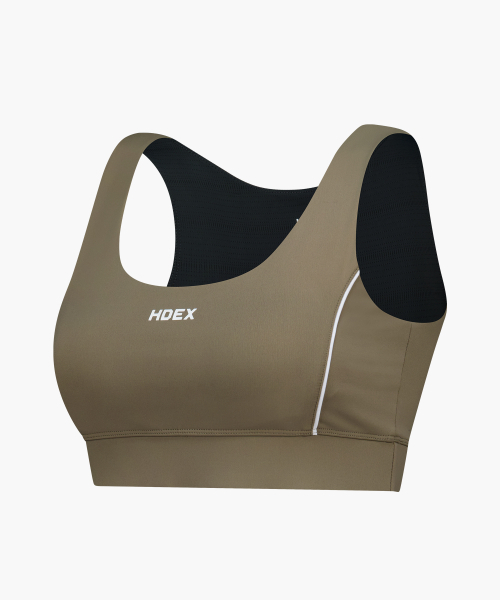 HDEX（エイチデックス）の「ウィメンズサポートパイピングブラトップ (トープ)（チューブトップ・レディース・ダークベージュ・LARGE/MEDIUM/SMALL）」の2枚目の写真