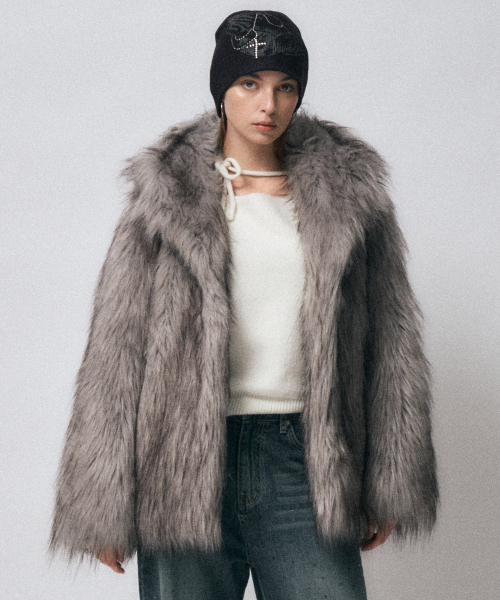 fur jumper [dark grey]