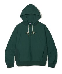 PARTIMENTO（パルティメント）の「レイヤードストラクチャーフードパーカーグリーン（パーカー）」
