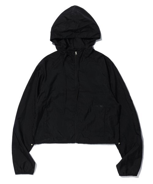 YOUHEE(ユヒ)の「SHEER WIND BREAKER BLACK(ナイロンジャケット・レディース・その他・FREE)」の2枚目の写真