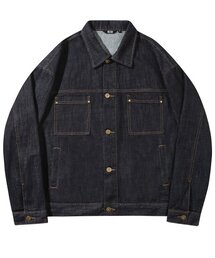 TRILLION（トリリオン）の「WASHED STITCH DENIM JACKET_INDIGO（デニムジャケット）」