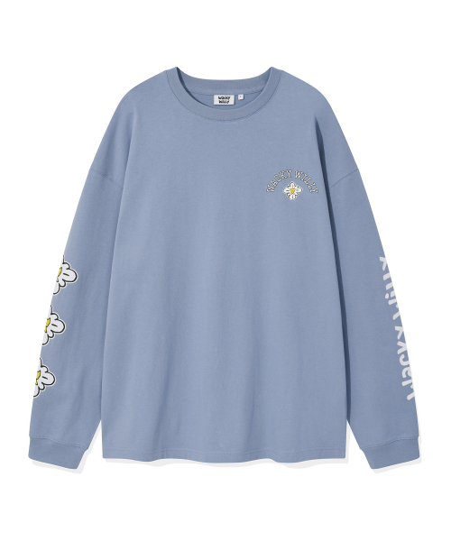 Wacky WiLLy(ワッキーウィリー)の「キキアムグラフィックロングスリーブライトブルー(Tシャツ/カットソー・レディース・その他・X-LARGE/SMALL/MEDIUM/LARGE)」の1枚目の写真