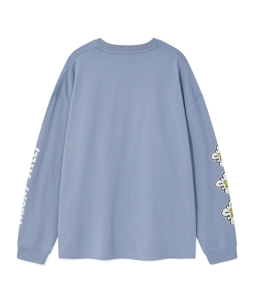 Wacky WiLLy(ワッキーウィリー)の「キキアムグラフィックロングスリーブライトブルー(Tシャツ/カットソー・レディース・その他・X-LARGE/SMALL/MEDIUM/LARGE)」の3枚目の写真