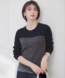 ANY SIS（エニィスィス）の「ビスチェ風 長袖 ニット（ニット/セーター）」