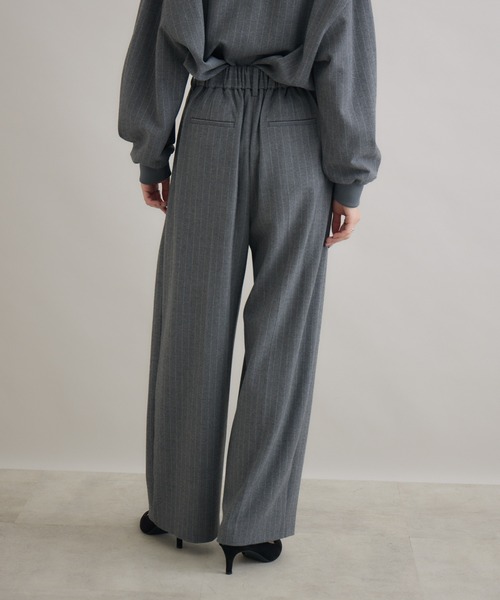 Paradise Picnic(パラダイスピクニック)の「Dignite Collier ソフト起毛ストレッチパンツ(その他パンツ・レディース・チャコールグレー/ブラック・FREE)」の8枚目の写真