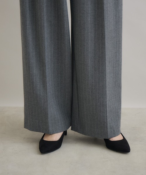 Paradise Picnic(パラダイスピクニック)の「Dignite Collier ソフト起毛ストレッチパンツ(その他パンツ・レディース・チャコールグレー/ブラック・FREE)」の11枚目の写真