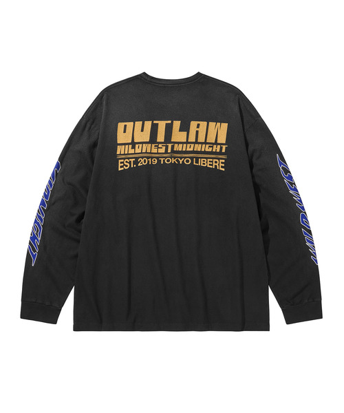 LIBERE(リベーレ)の「LIBERE リベーレ / MIDNIGHT BISON LONG SLEEVE T-SHIRTS ミッドナイトバイソングラフィックプリントロンT / 255210(Tシャツ/カットソー・メンズ・ブラック・SMALL/MEDIUM/LARGE)」の5枚目の写真