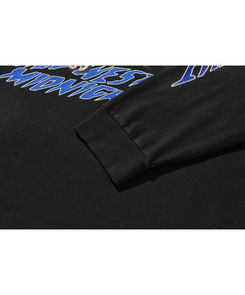 LIBERE(リベーレ)の「LIBERE リベーレ / MIDNIGHT BISON LONG SLEEVE T-SHIRTS ミッドナイトバイソングラフィックプリントロンT / 255210(Tシャツ/カットソー・メンズ・ブラック・SMALL/MEDIUM/LARGE)」の9枚目の写真