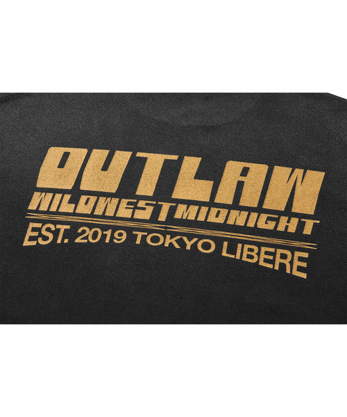 LIBERE(リベーレ)の「LIBERE リベーレ / MIDNIGHT BISON LONG SLEEVE T-SHIRTS ミッドナイトバイソングラフィックプリントロンT / 255210(Tシャツ/カットソー・メンズ・ブラック・SMALL/MEDIUM/LARGE)」の11枚目の写真