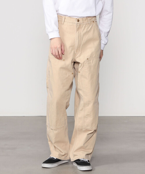 セール】orSlow | 〈別注〉 DOUBLE KNEE WORK PANTS BEIGE MEN（その他