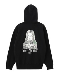 X-girl | COLLAGE CAMO FACE ZIP UP SWEAT HOODIE(パーカー)