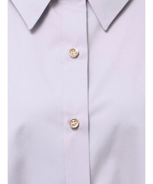 TONAL(トーナル)の「オーバーシャツ(シャツ/ブラウス・レディース・ブラウン/ピンク/ブルー/オフホワイト/グレー/ブラック/ベージュ・MEDIUM)」の15枚目の写真